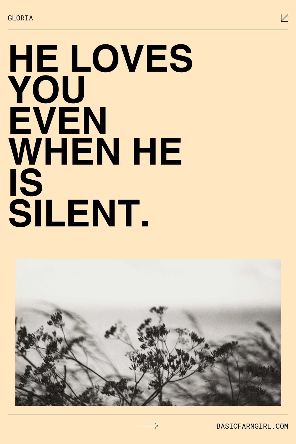 When God feels silent: learning to trust in the waiting.
